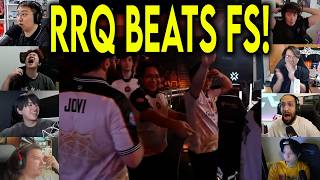 Valorant Streamers React To RRQ Beating FS After An Insane Match In VCT