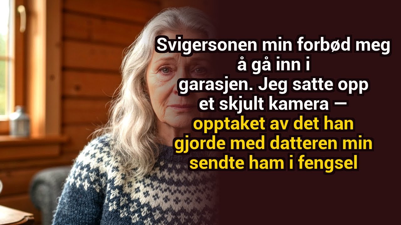 Svogeren min forbød meg å gå i garasjen. Jeg skjulte et kamera — og opptaket sendte ham i fengsel.
