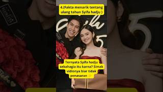 Fakta Menarik Tentang Ulang Tahun Syifa Hadju,,Semeriah Itukah