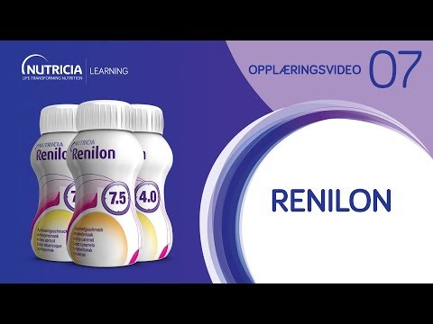 Renilon - sykdomsspesifikk næringsdrikk for voksne
