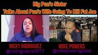 Big Pun's Sister Says Pun's Wife Tried To Murder Fat Joe