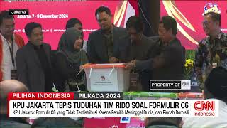 KPU Jakarta Tepis Tuduhan Tim Rido Soal Formulir C6