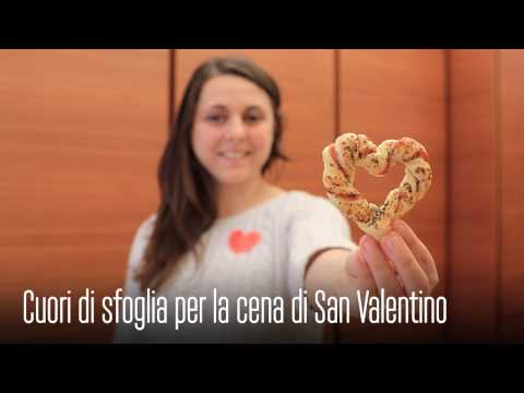 CUORI DI SFOGLIA - la RICETTA SEMPLICE di SAN VALENTINO per PREPARARLI con il TUTORIAL PASSO PASSO