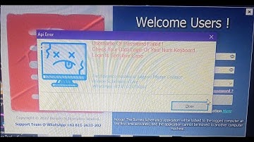 ERROR SOLUTION FOR WRONG USERNAME and PASSWORD in NEW PATCH 2305