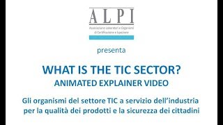 ALPI - What is the TIC sector Animated explainer video
