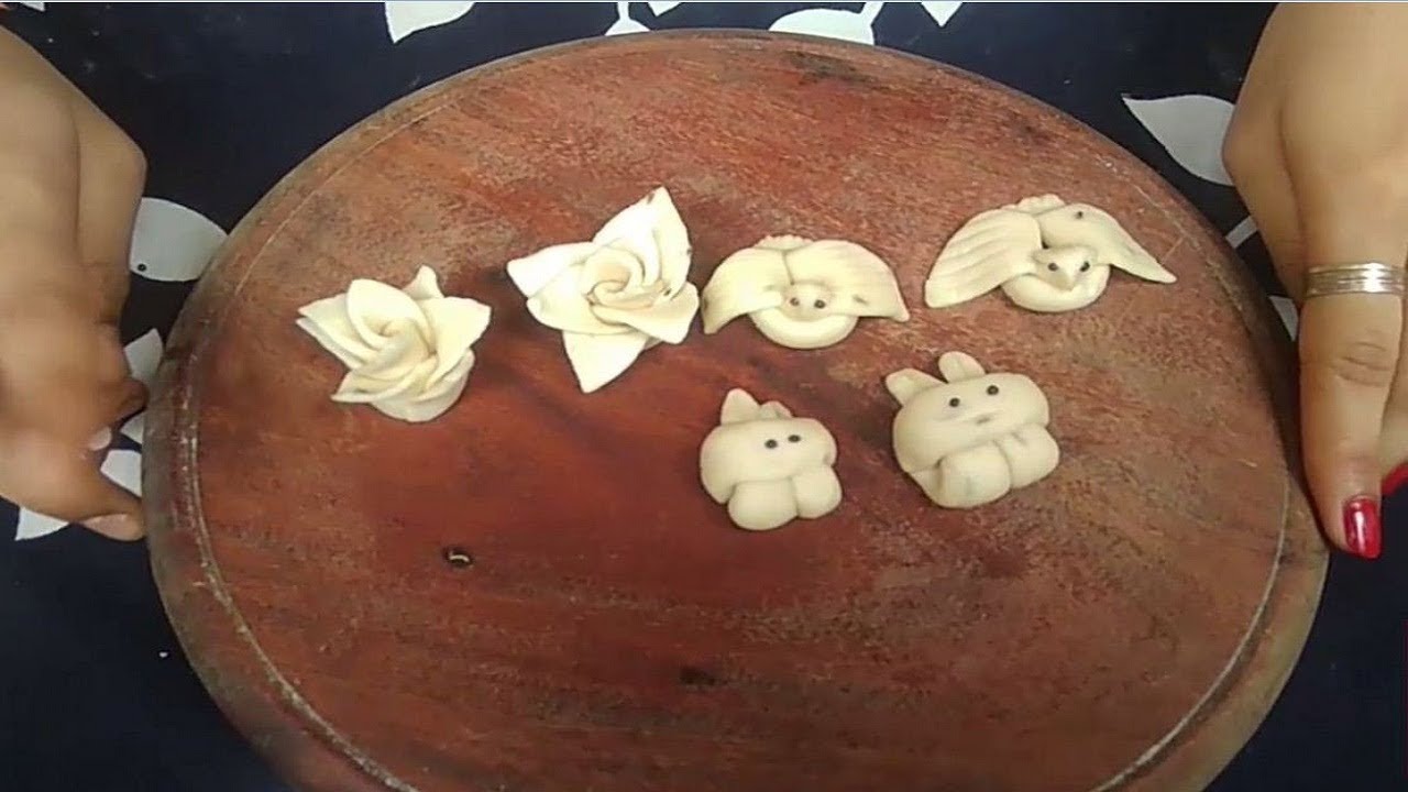 मैदा आटा के रोटी अलग- अलग डिजाइन बनाने का आसान तरीका | roti designs ...