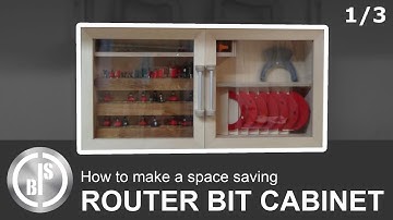 AWESOME! The most Space Saving Router Bit Cabinet #1