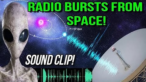 Mysterious Repeating Radio Burst Coming From Deep Space Every 157 Days! FRB121102 Radio Sound Clip!