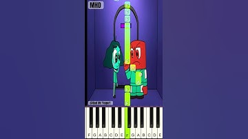 Envy in Squid Game 2 get Abstracted | Rock Paper Scissors Inside Out 2 @badmryogurt Piano Tutorial