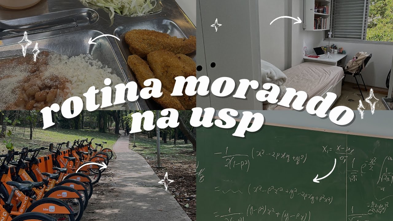 vlog - minha rotina morando e estudando na usp, dia de aula, bandejão, estudos