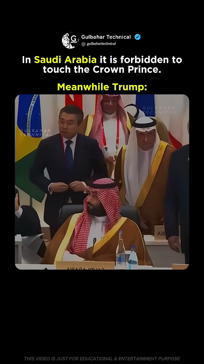 Trump Just Broke a Saudi Rule… Calmly 😳🇸🇦