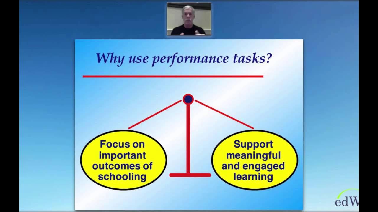 Designing and Using Performance Tasks - YouTube