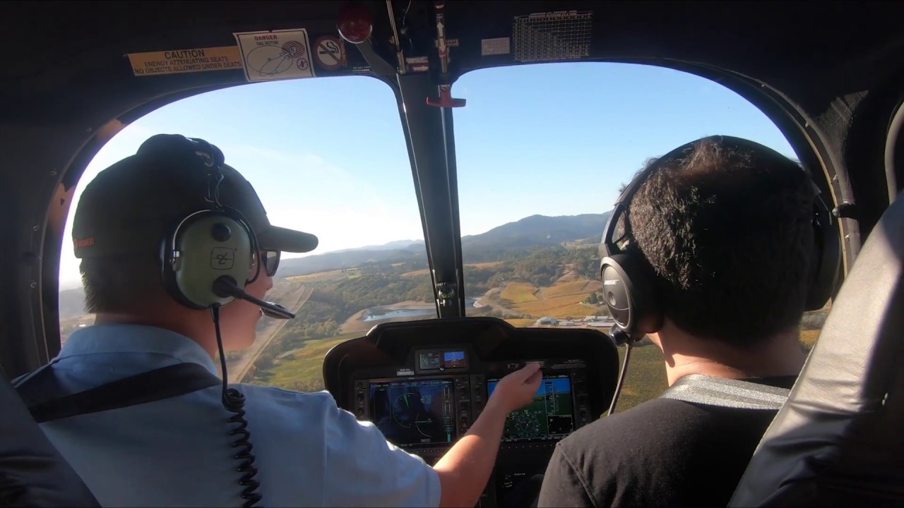 Flying to Santa Rosa to fly the Jet Ranger X - YouTube