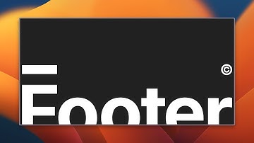 UI Trends 6 Footer Designs 2024