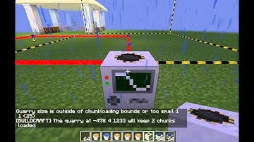 How to make a quarry (BUILDCRAFT MOD) minecraft