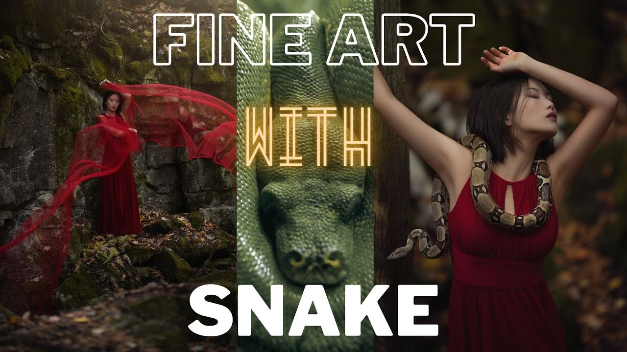 Behind The Scenes of Fine Art Photography with Snake - Maria Mikhailova