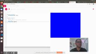 Introdução ao P5JS - função setup, draw, createCanvas e background
