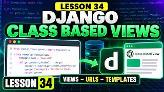 Class Based Views | CBV Explained for Beginners | Lesson 34