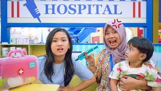 SALSA'S STOMACH HURT FROM A LOT OF ICE CREAM š„µ - PLAYING DOCTOR IN THE PLAYGROUND