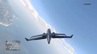 Grand Theft Auto V: Luxor Flight - Close Encounter with Jumbo Jet