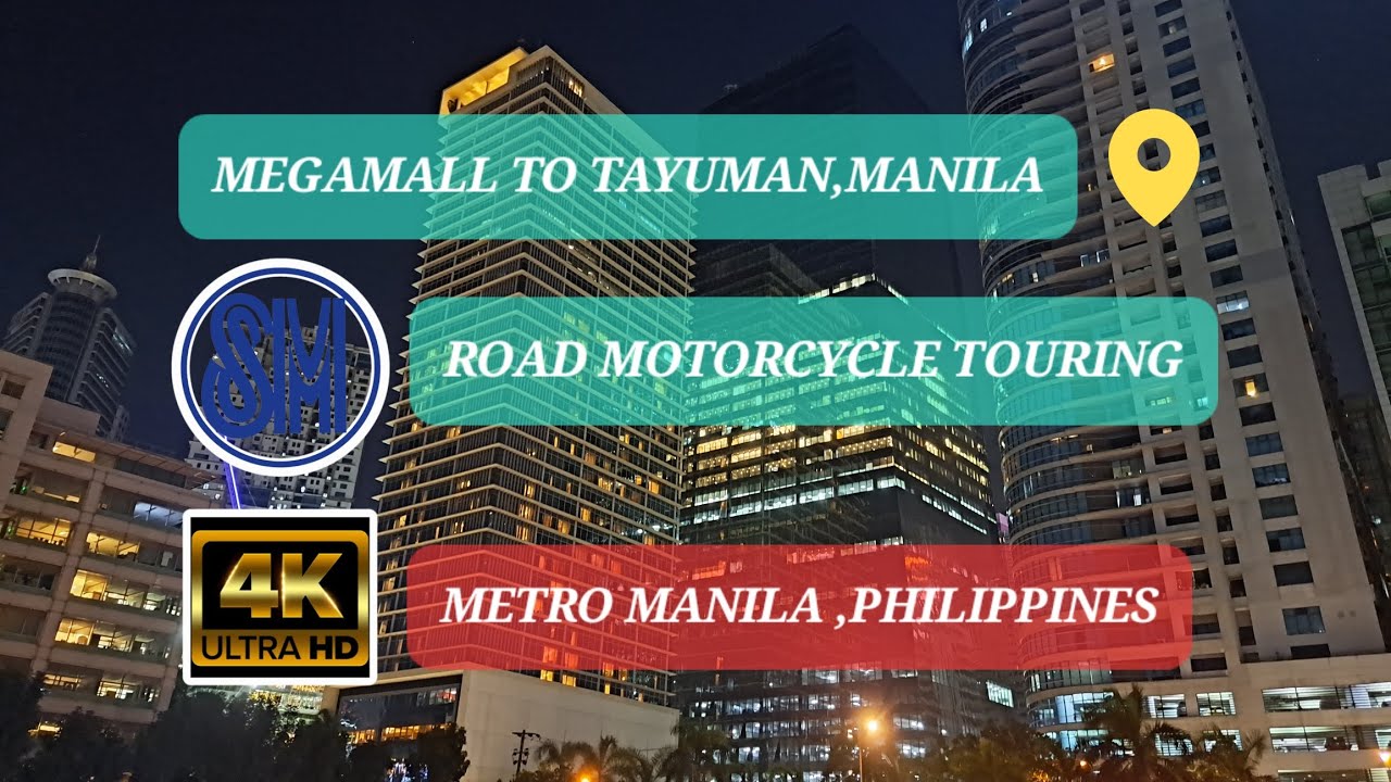 ASMR ROAD MOTORCYCLE TOURING NIGHT RIDE METRO MANILA PHILIPPINES