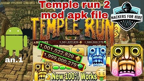 How to hack Temple run & Temple run 2 | apk file download | all unlock & unlimited gems & coins |