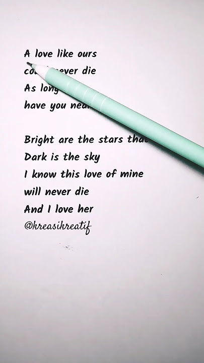 “And I Love Her” by Emily Linge – A Tender Tribute to Timeless Love