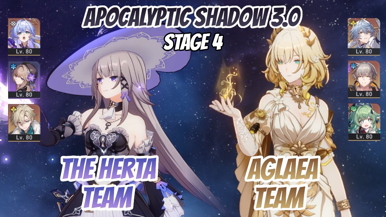 The Herta x Robin & Aglaea Team Apocalyptic Shadow Stage 4 (3 Stars) | Honkai Star Rail
