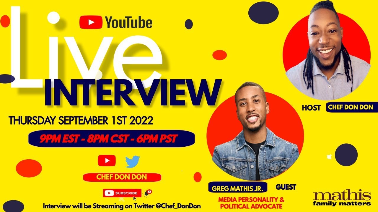 Exclusive Interview W Greg Mathis Jr Reality Tv Personality & Political ...