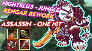 +700 AD Rengar Rework Nightblu3 One Shot Vs Xinzhao Jungle – 26 Kills – Patch 6.22