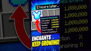 Minecraft But The ITems Get OP Enchant Every Second!🔥