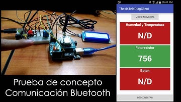 Prueba de Comunicacion Arduino - Bluetooth WT12 - Android