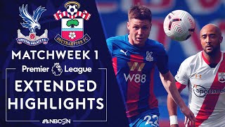 Wilfried zaha's cultured volley was enough for crystal palace to hang
on a season-opening win against southampton. #nbcsports #premierleague
#crystalpala...