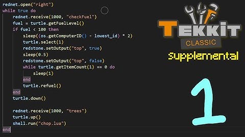 Programming a Fully Automated Tree Farm in Modded Minecraft - Tekkit Classic Supplemental ep 1