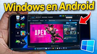 Convertí MI CELULAR en una PC con WINDOWS 11 Pro 🤯