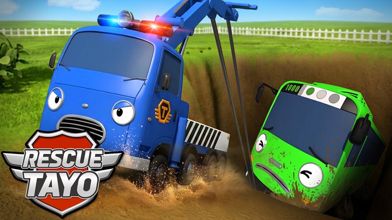 Super Hook Reki! Rescue the Little Cars From the Pit! | Rescue Car Story l Tayo Rescue Team