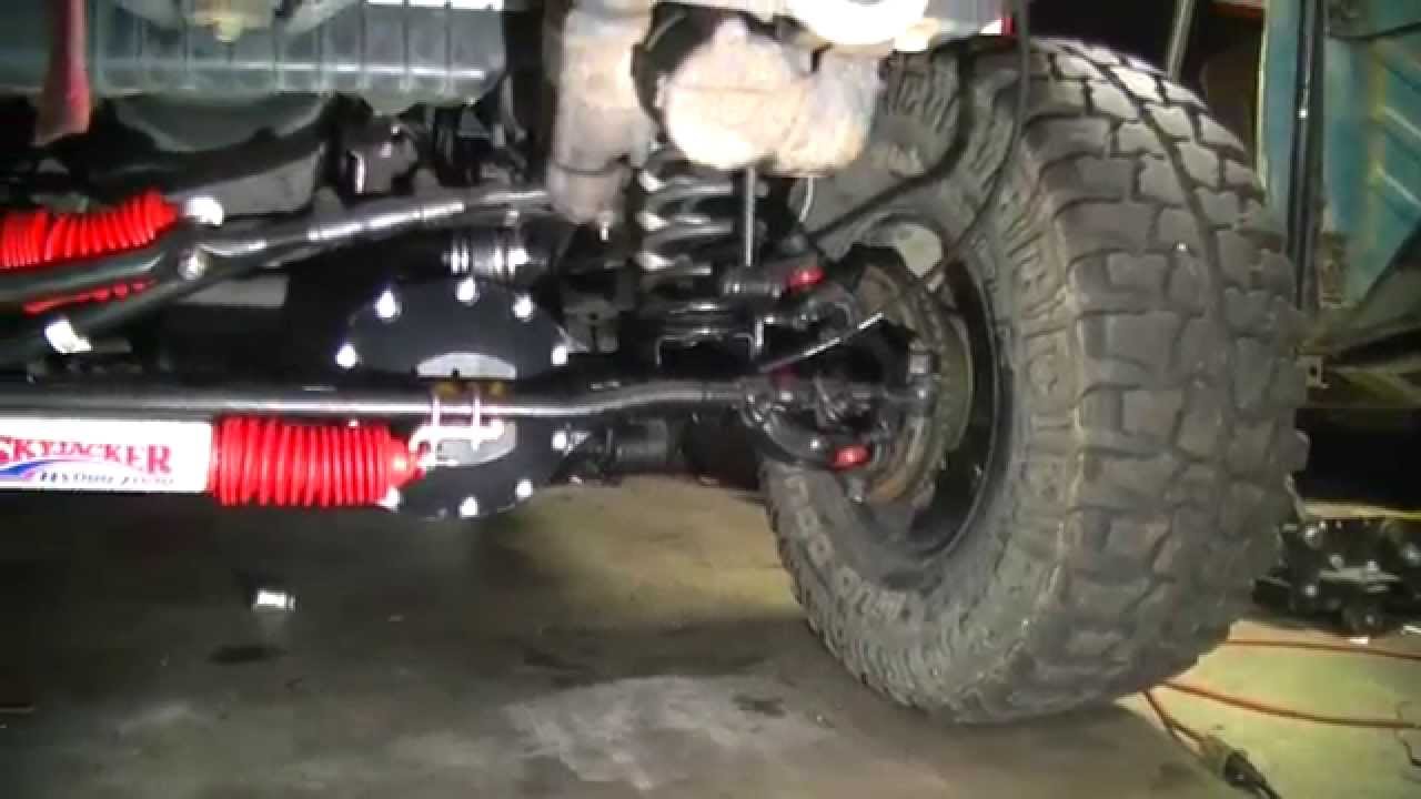 DIY Jeep Dual Steering Stablizer Shock Install - YouTube