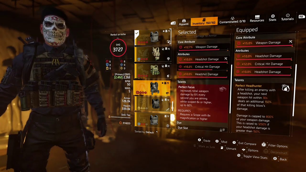 300+ MILL DAMAGE ONE SHOT BUILD - ULTIMATE SNIPER PVP/PVE | The Division 2 Nemesis + Achilles Pulse