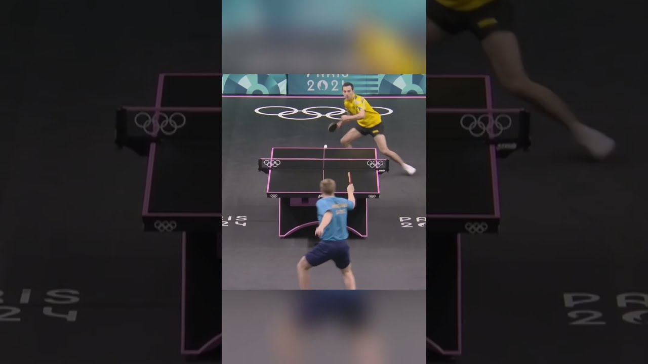 Hugo Calderano Drop Shot Hugocalderano Trulsmoregard Paris2024 Tabletennis Pingpong Shorts