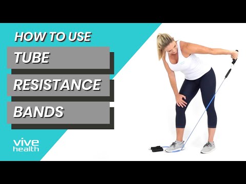 Resistance Band Poster - Exercise & Workout Guide - Vive Health