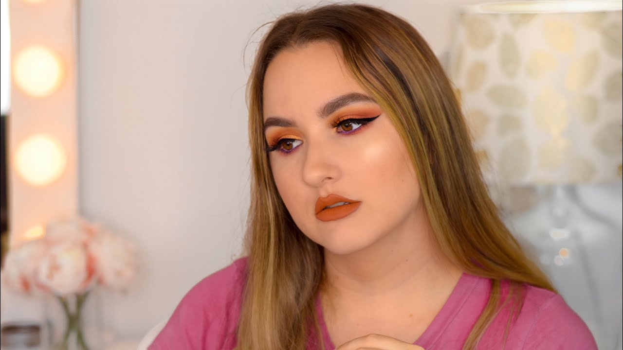 Pumpkin Spice Latte Makeup Look - YouTube
