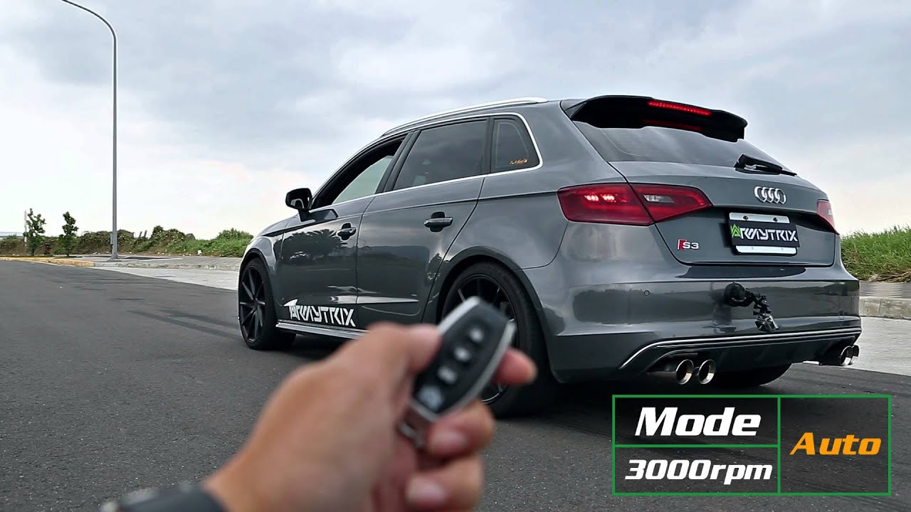 Audi S3 8V w/ ARMYTRIX Exhaust Mods - LAUNCH CONTROL LOUD SOUNDS