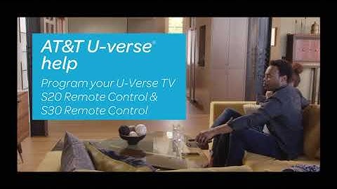 Program Your U-verse TV S20 and S30 Remote Control | AT&T Entertainment