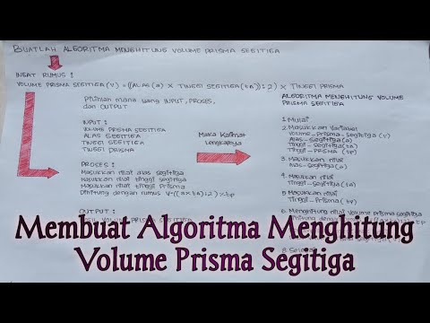 Membuat Algoritma Menghitung Volume Prisma Segitiga | Lutfia Fara Dita X MM 1