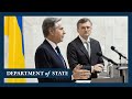 Secretary Blinken holds a joint press availability with Ukrainian Foreign Minister Dmytro Kuleba