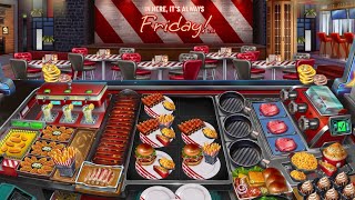 Cooking Fever - TGI Fridays Level 40 🍔🎸 (3 Stars/Orders Memorized) screenshot 1