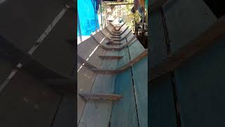 Cara Membuat Perahu Gubang Berau Kalimantan Timur