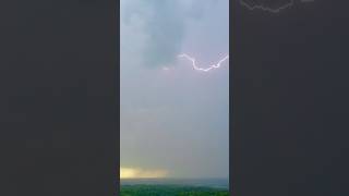 Chasing shadows: The dance of Lightning in approaching storm #breathtaking #nature #kc