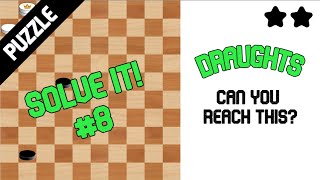 Solve it! - #8 International Draughts Puzzle screenshot 1