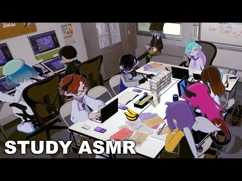 Let's work together! Thanks for keeping this place lively everyone! 📖 (NIJI Study Club ASMR) video thumb